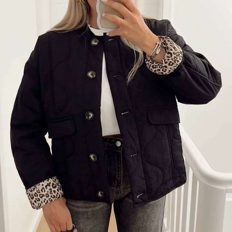 Bombers Women's Parkas Armygreen Outwear Casual Loose Long Sleeve Coat Solid With Button Inszart 2024 Warm Jackets