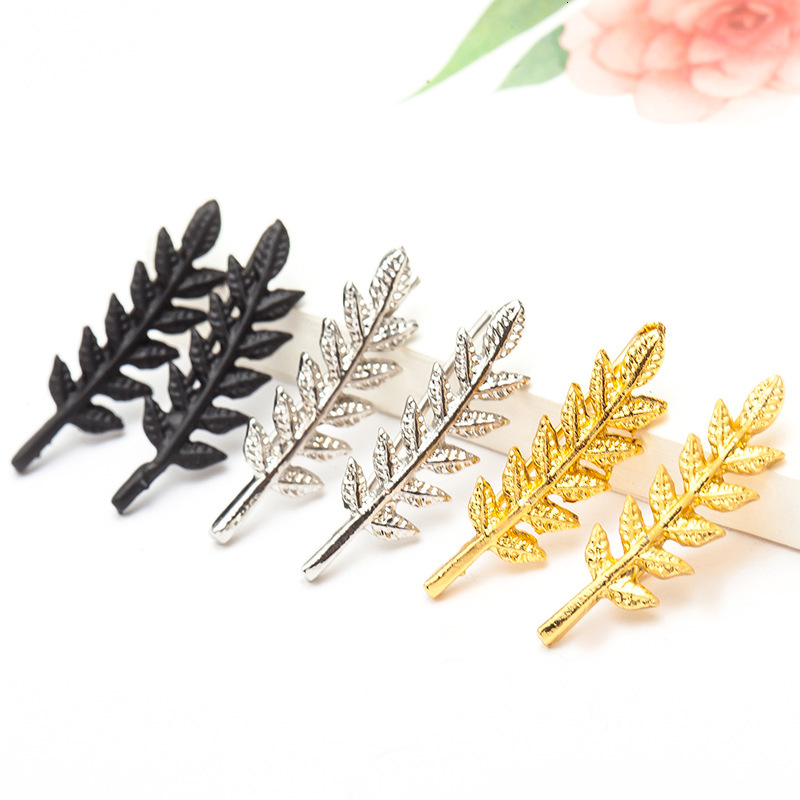 New Fashion Simple Leaf-Shaped Earrings Ear Cuffs for Women