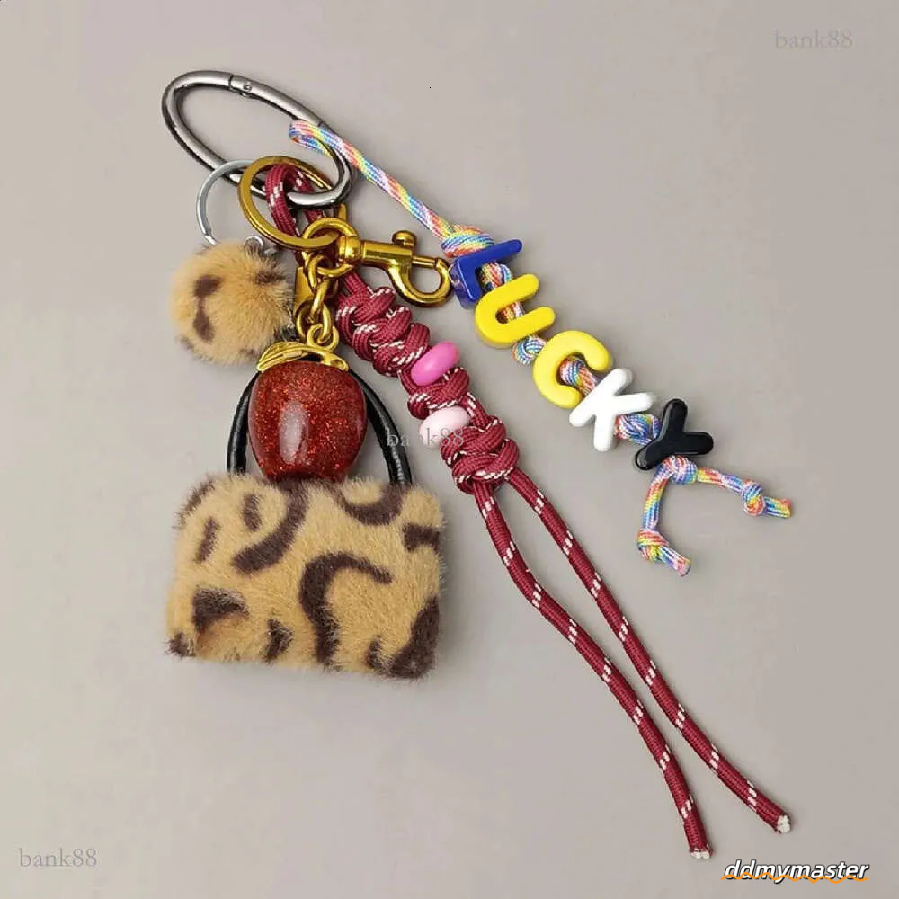 Lucky Delicious Red Cherry Fruits Charm Exquisite Key Chain For Women Men Girs Bag Purse Pendant Accessories Gift 250122 Ddmymaster