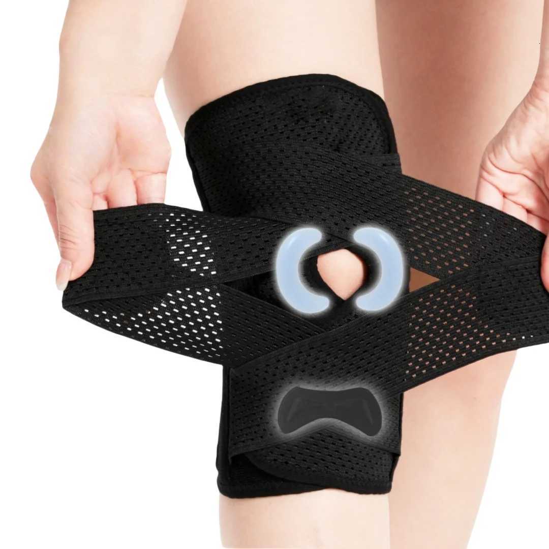 Adjustable Lightweight Compression Knee Brace Meniscus Patella Knee Support Strap Knee Wrap Knee Pads Joint Protector for Sports Y251024