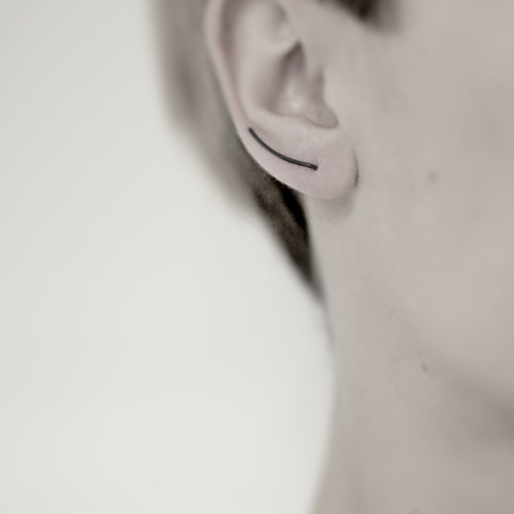 Korean Version of Fashion Creative casual Earrings Personality Trend U-shaped Women's Clip Stud Ear Jewelry