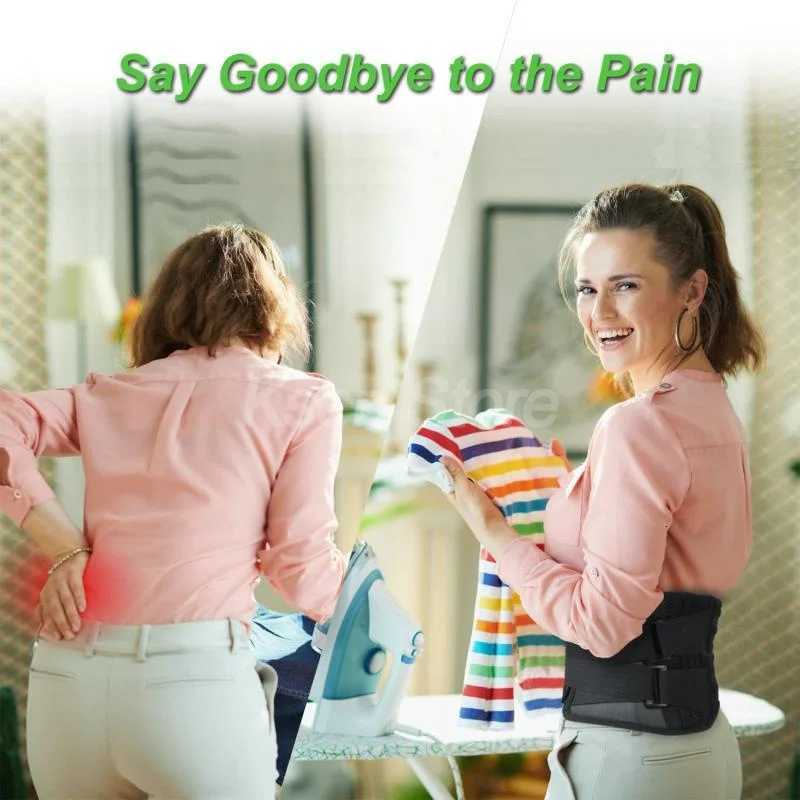Elastic Waist Support Belt Upgraded Lower Back Support Traction Lumbar Spine Fitness Back Lumbar Support Herniated Disc Sciatica Y251025
