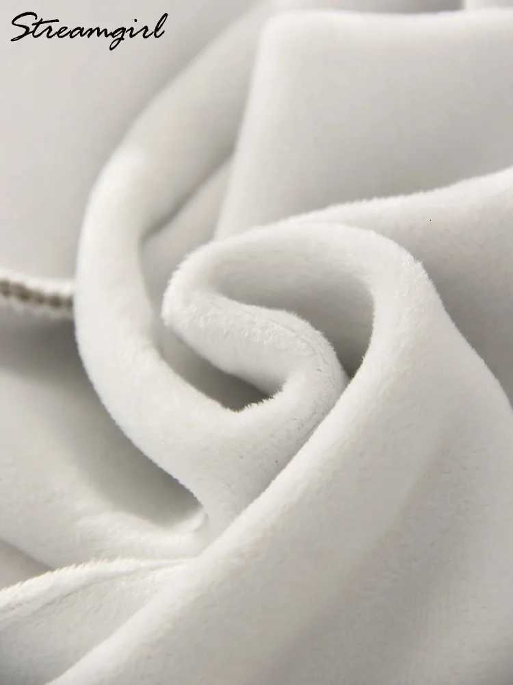 Streamgirl Women Winter Corduroy Pants Dark Brown With Thick Warm Fleece Trousers Corduroy High Waist Loose Pants For WomenT251025