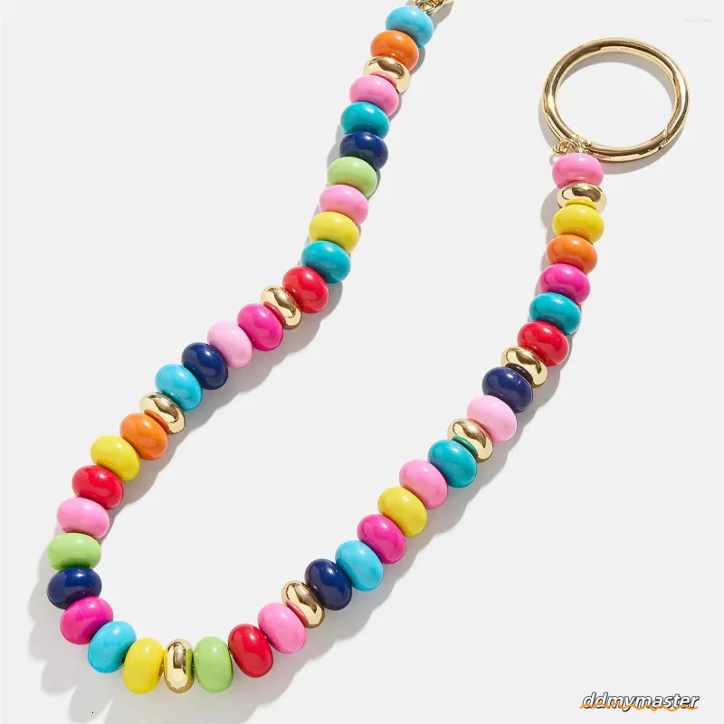 Colorful Hand Woven Keychain: Bohemian Bag Hanging Pendant With Bead Accents, DIY Accessories Ddmymaster
