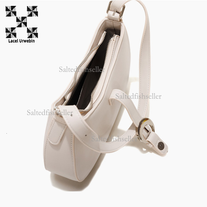 Lacel Urwebin Designer Fashion Women's Shoulder Bag Luxury Spring/summer New Collection Daily Versatile Business Commuter Bag Solid Color Saddle 