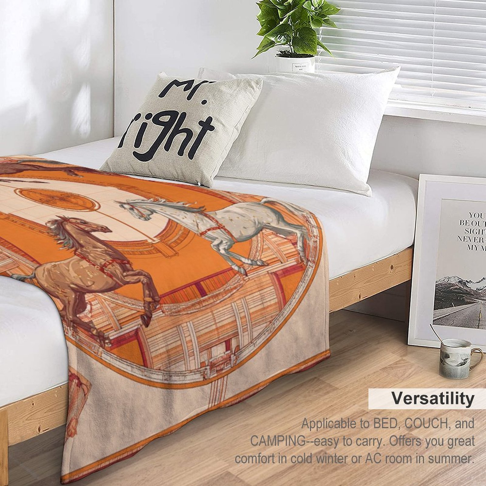 H Designer Horse blanket blanket throw cashmere vibration blanket copert Home Travel Throw Summer Air Conditioner Beach home bedding blankets throws H
