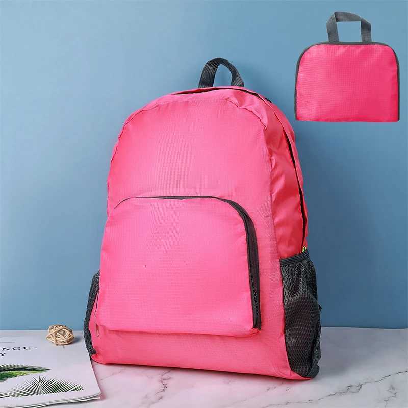 Outdoor Backpack Leisure Large Capacity Lightweight Water Proof Foldable Backpack Outdoor Travel Book Bag W251025