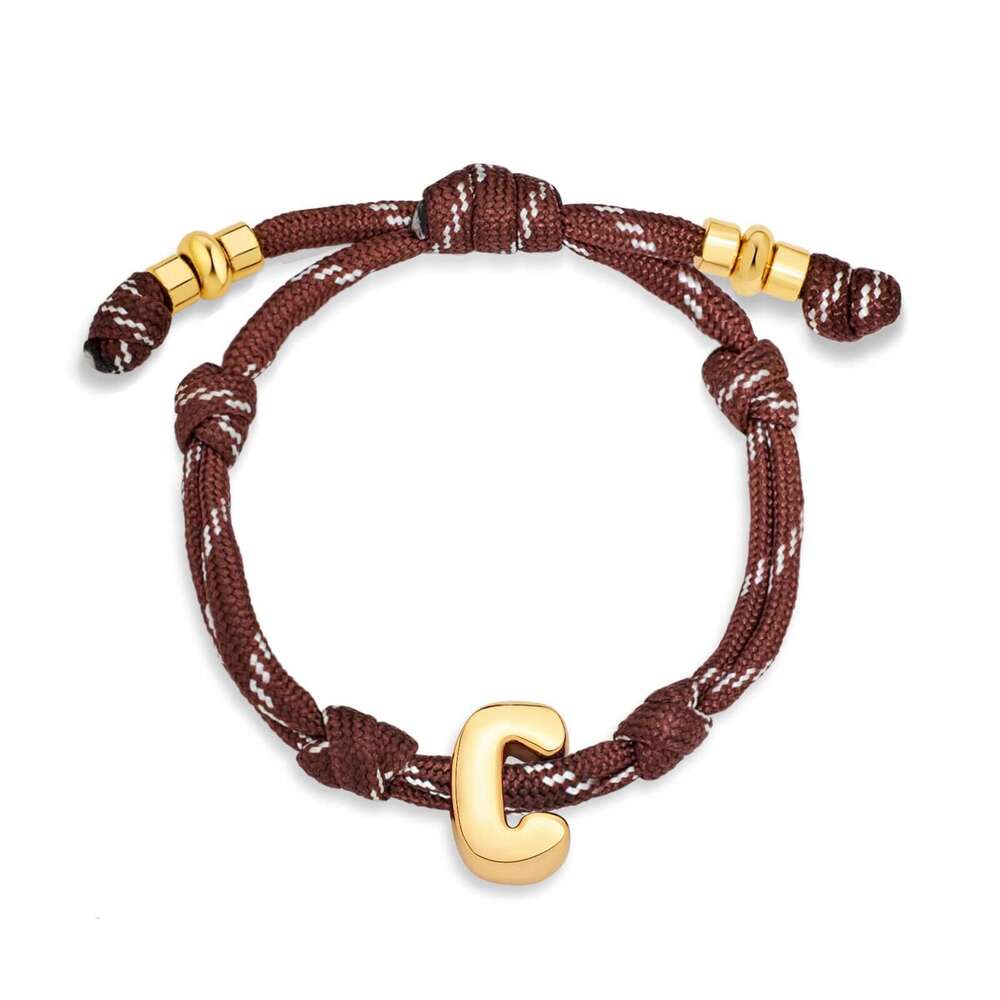 New 26 Letter Braided Unisex Fashion Adjustable Bracelet Jewelry