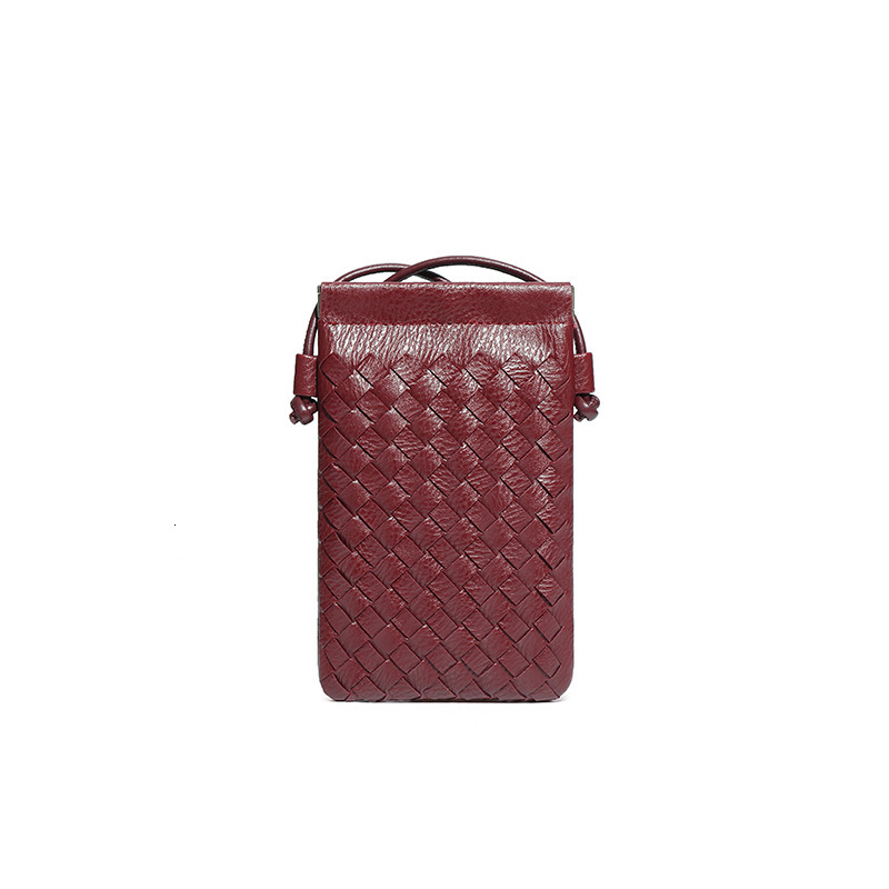 Luxury Brand Designer Bag Fresh Mini Woven Phone Bag Exquisite Small Simple Fashion Shoulder Bag Women Casual Texture Versatile Crossbody Bag