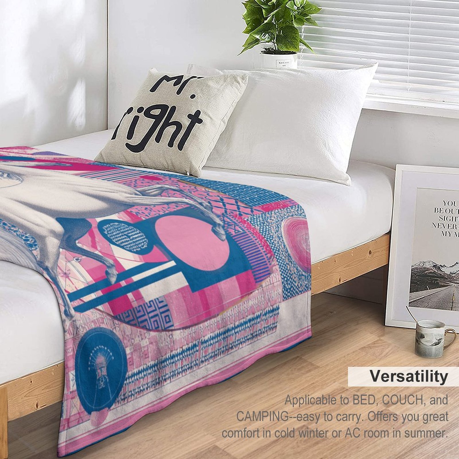 H Designer Horse blanket blanket throw cashmere vibration blanket copert Home Travel Throw Summer Air Conditioner Beach home bedding blankets throws H