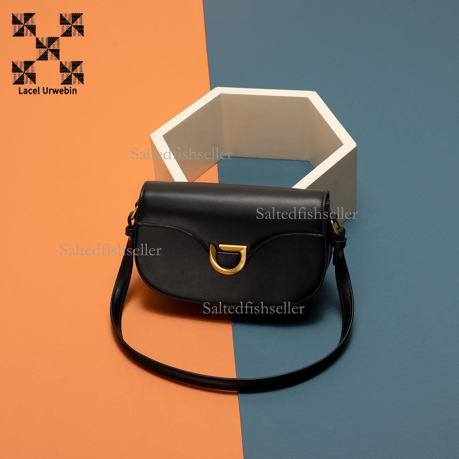 Lacel Urwebin Designer Fashion Simple Commuter Handbag Luxury Spring/summer Simple Saddle Bag Versatile Single Shoulder Crossbody Bag Mini Phone Bag