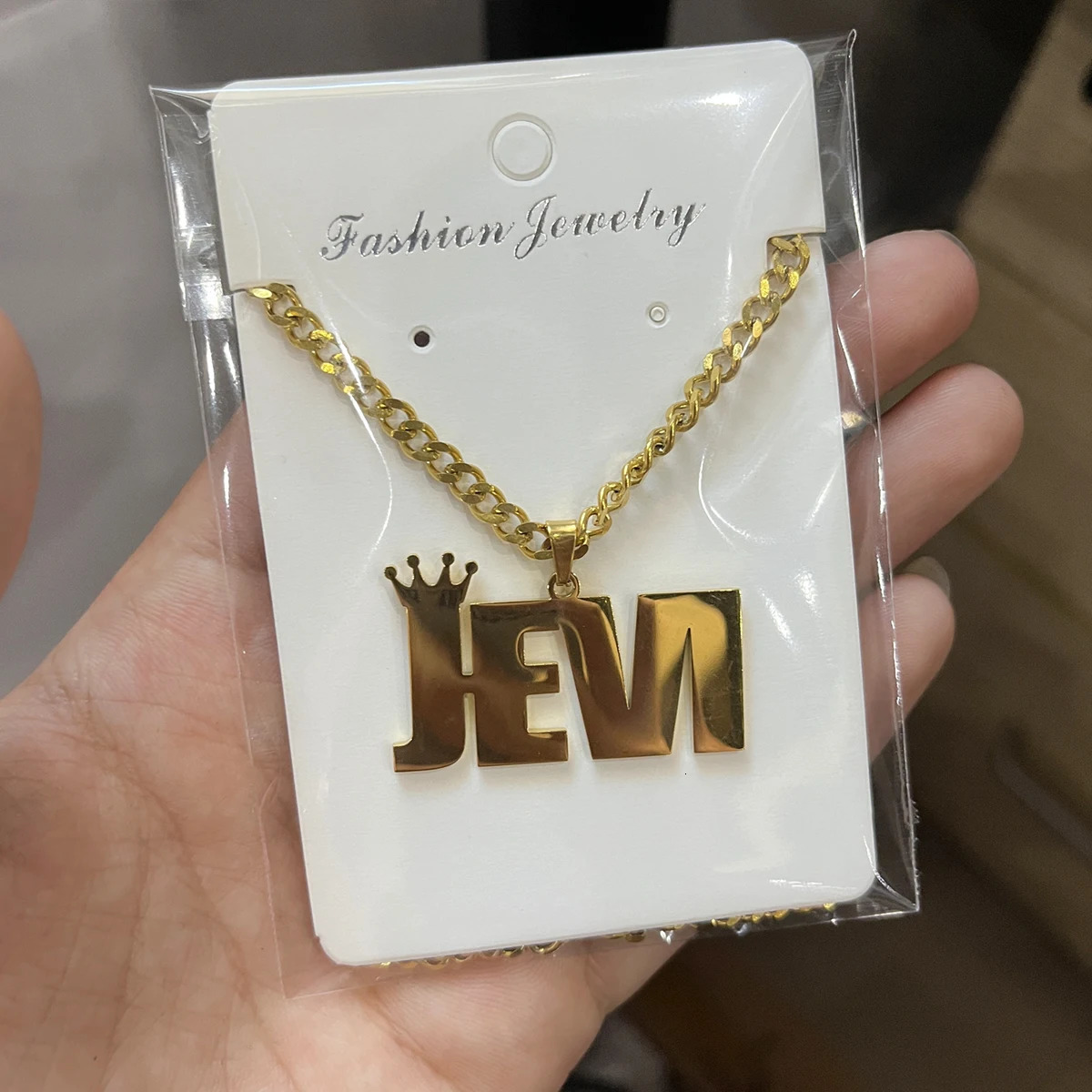 Custom Movable Big Name Pendant Necklace Stainless Steel Cuban Chain Nameplate Personalized Necklace For Women Fashion Jewelry 251023