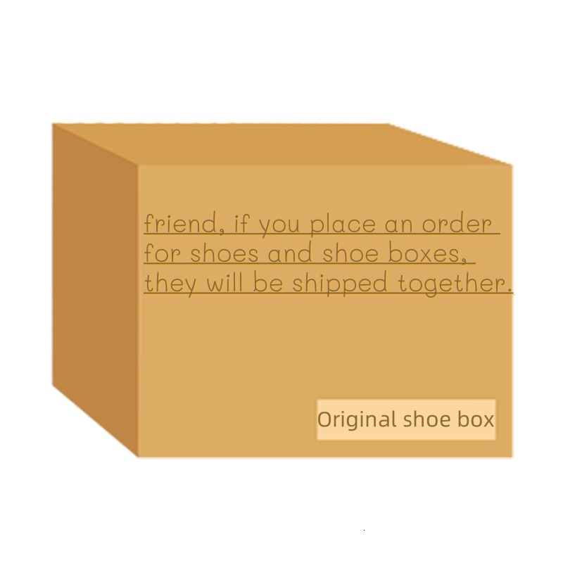 Original brand high-end shoe box with original packaging