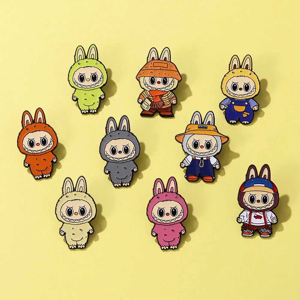 Cute Cartoon Demon Monster Enamel Brooch Creative Doll Design Lapel Pin Badge Jewelry Gift For Kid Friend J251115