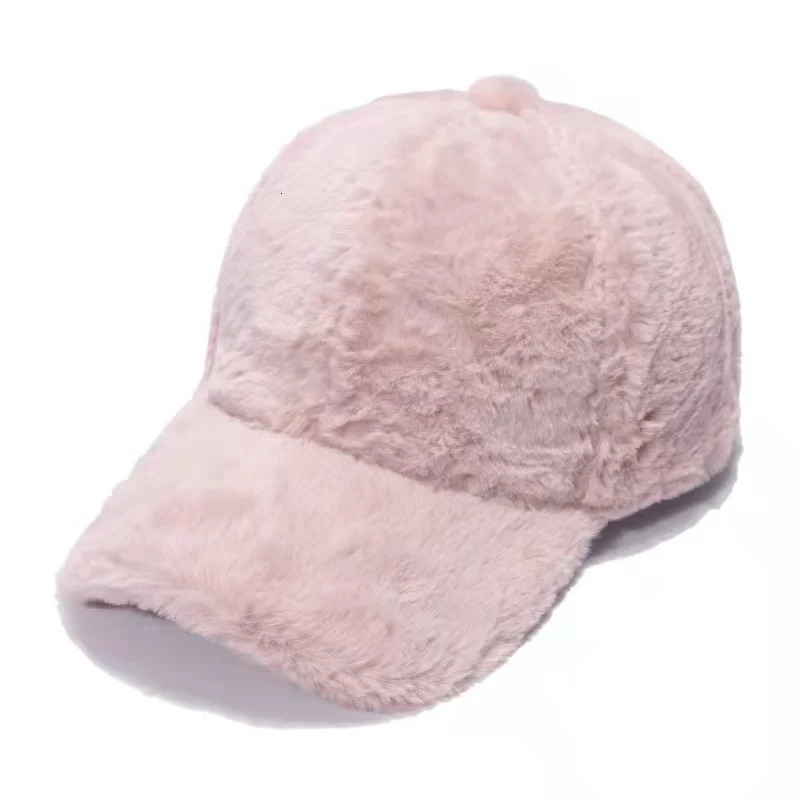 Unisex Wool Baseball Cap Cashmere Blended Knit Cap Ladies Personality Hat Autumn Winter Warm Hat Adjustable Men Cap 251023
