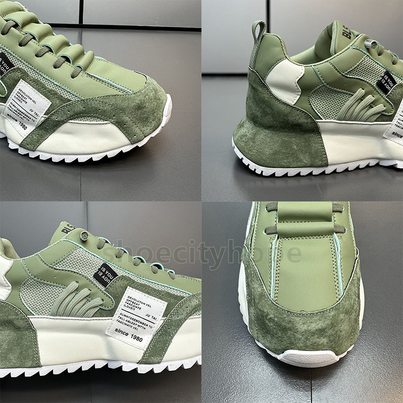 Designer Shoes vintage casual sneakers Grey Green Camel trainers comfort breathable Mesh Sport Fitness High-Cushioned Support thick soles mens shoes S