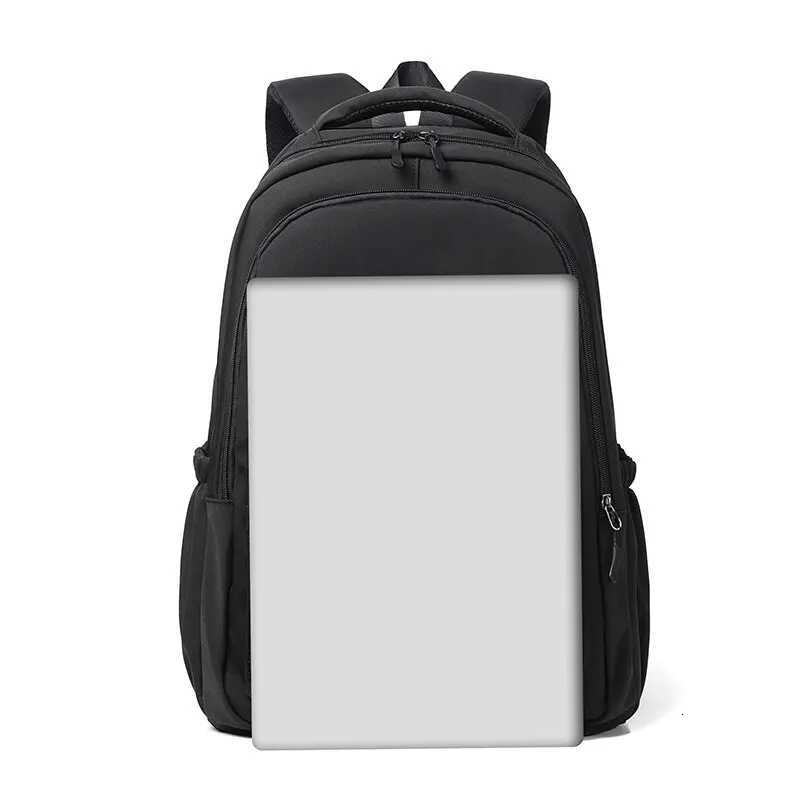 14 Inch Men And Women Universal School Bag Leisure Solid Color Outdoor Sports Shoulder Bag Large Capacity Travel Laptop Backpack W251025