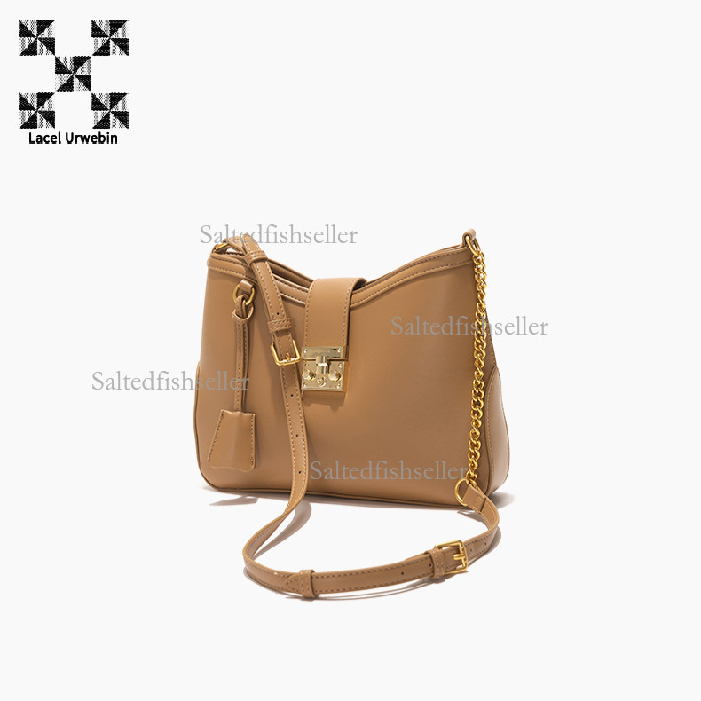Lacel Urwebin Women's Summer New Handbag Designer Luxury Fashion Metal Buckle Versatile Shoulder Underarm Bag Lightweight Large Capacity Crossbod