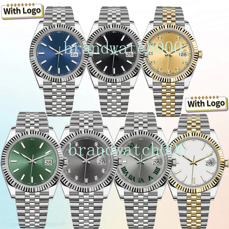 Mens Automatic nical Women Watch Couples Style Classic watches high quality movement Watches 36/41MM Full Stainless steel Luminous Waterproof moissanite watch