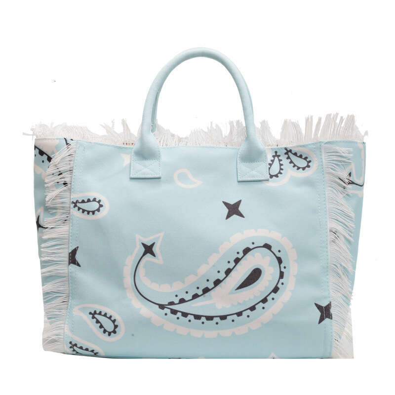 Korean Style Letter Tassel Canvas 2025 New Large Capacity Simple Commuter Student Shoulder Tote Bag Handbag