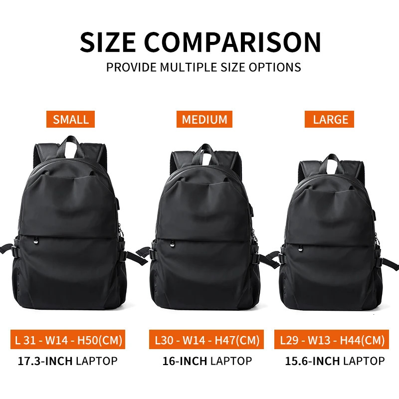 Lightweight Backpack for Women Men Waterproof Bookbag for Teenage College Travel 16 inch Laptop Simple Backpacks 251021