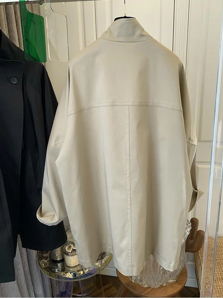 SuperAen Fashion Trench Coat Loose Fashion Medium and Long Top Womens Clothing 2025 Spring Coat 251013