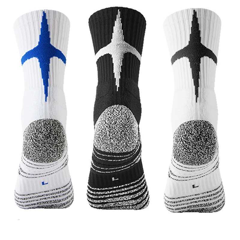 Towel Bottom Basketball Socks for Men Women Non Slip Ankle Support Long Tube Breathable Football Socks Unisex Y251024