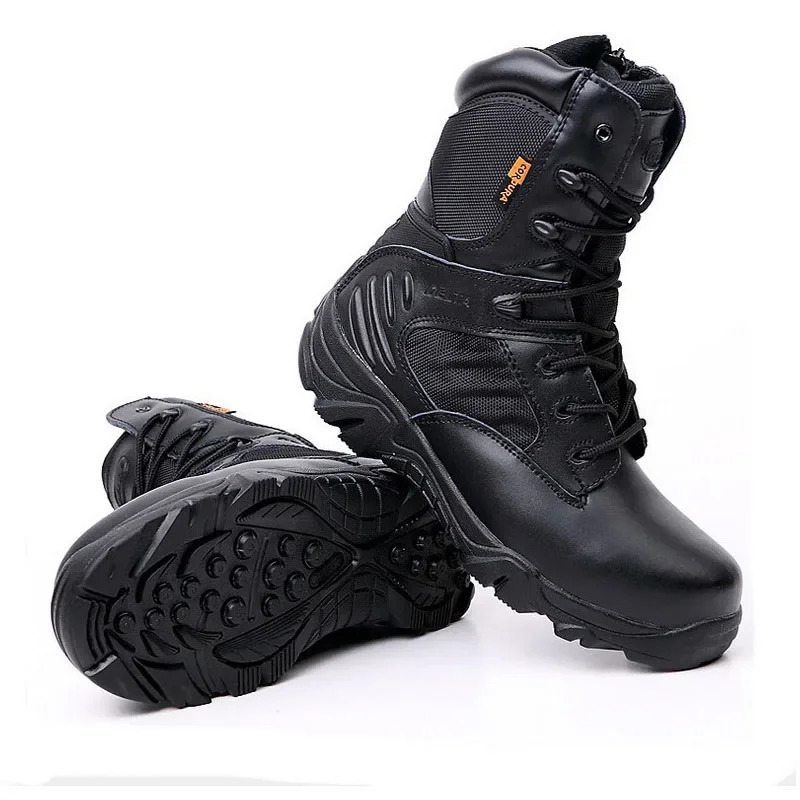 Winter Mens Boots Special Forces Combat High Boots Outdoor Sport Male Shoes Climb Mountains Cross Country Mens Shoes 251021
