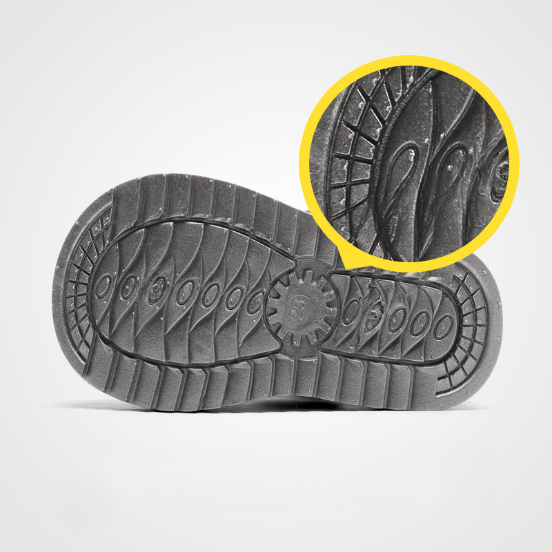New fashion designer children's snow boots sheepskin boys' cotton shoes wool lining thickened girls' cotton boots baby walking boots