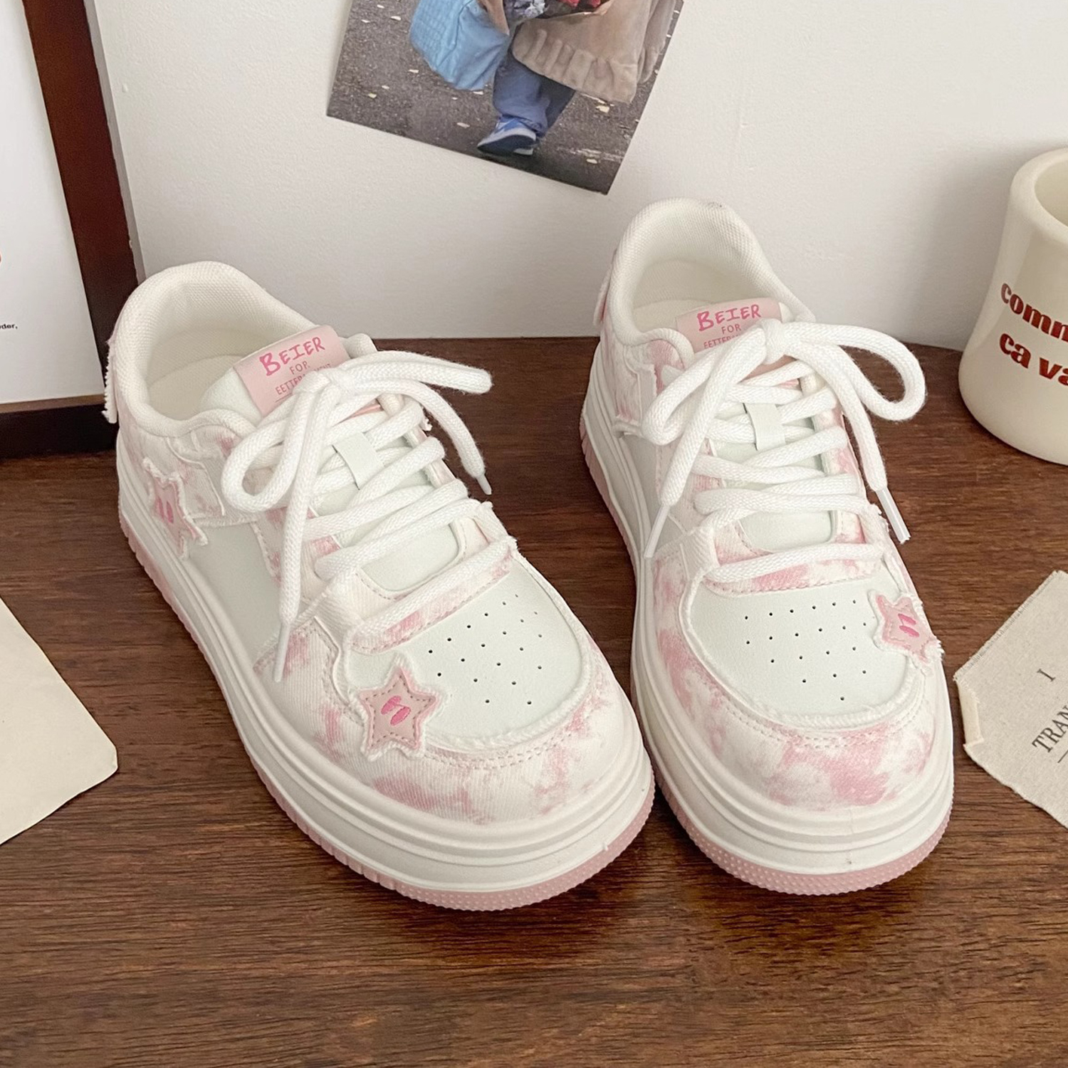 Girl Shoes for Girls Kids Sneakers Pink Shoes Big Plus Sizes Happysteps Children Shoes Sizes 31 - 38 H1174