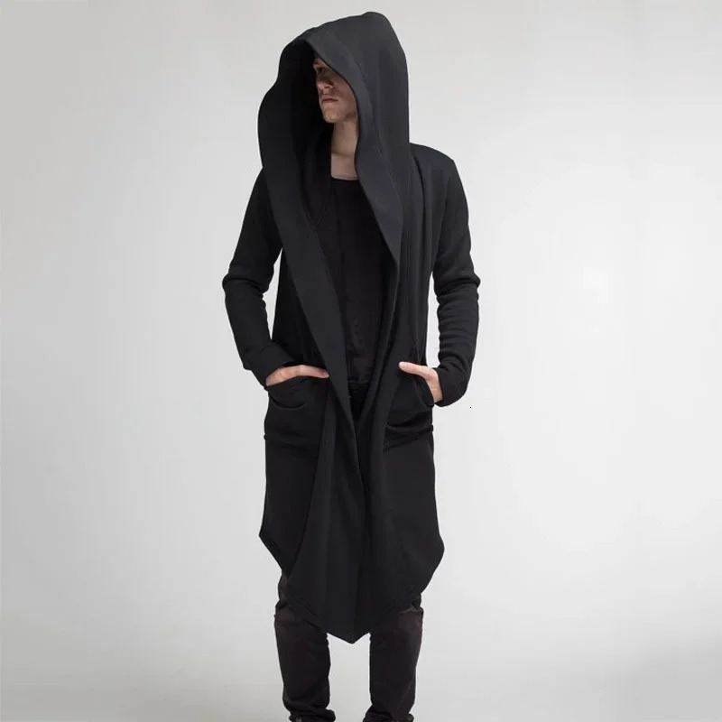 Oversized Hooded Cardigan Jacket Unisex Spring Warm Coat Solid Color Hoodie for Men Women 251020