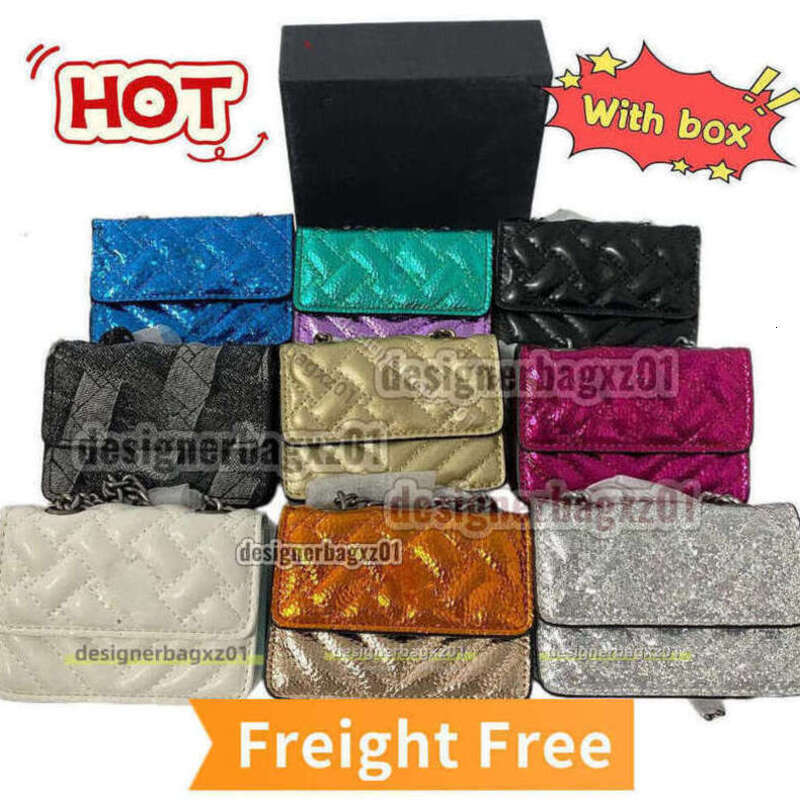 With Box Mini Kurt Gegiers Bag Designer Bag Freight Free Sac London Eagle Head Purse Quilted Embroidery Chain Card Holder Silver Black Sacoche Homme Luxury Bag