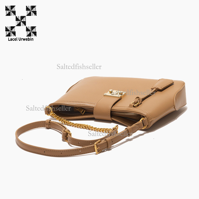 Lacel Urwebin Women's Summer New Handbag Designer Luxury Fashion Metal Buckle Versatile Shoulder Underarm Bag Lightweight Large Capacity Crossbod