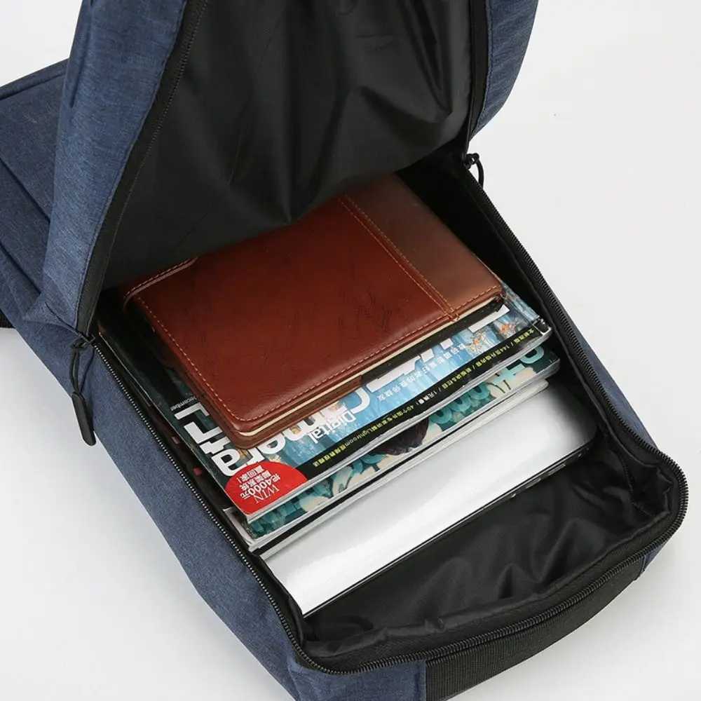 Trendy Mens Minimalist Backpack Versatile Backpack Large Capacity School Student Backpack Rucksack Computer Travel Bag Unisex W251025