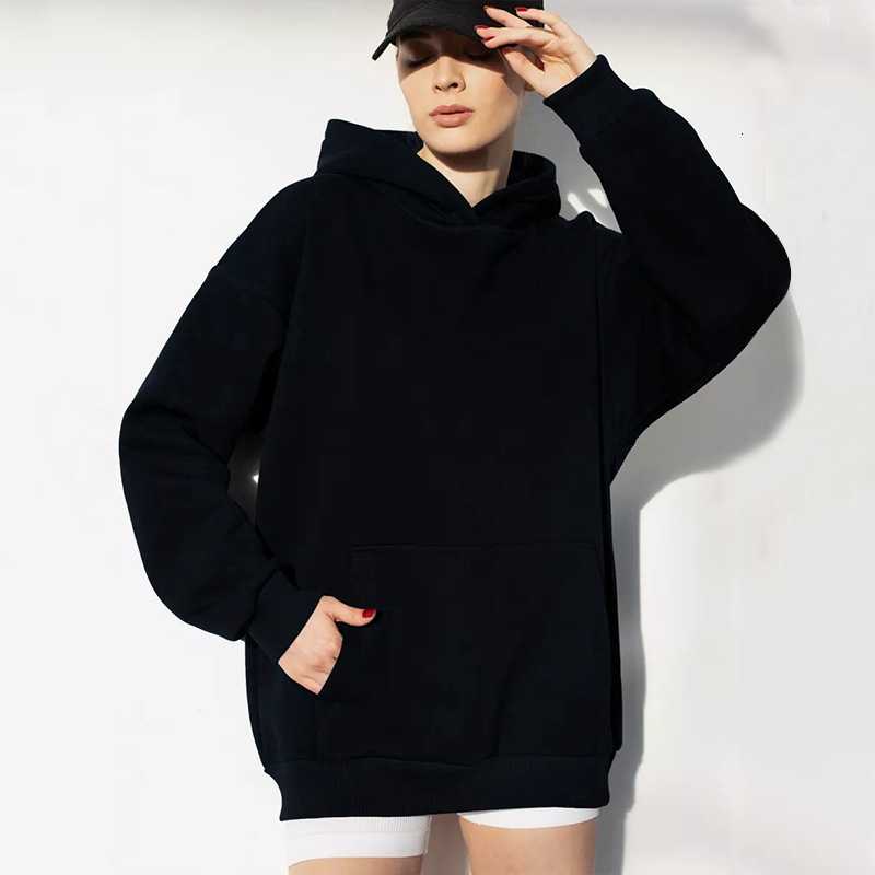 2025 New Autumn Winter Women's Long Sleeve Hooded Sweatshirt Pullover Loose Casual Top
