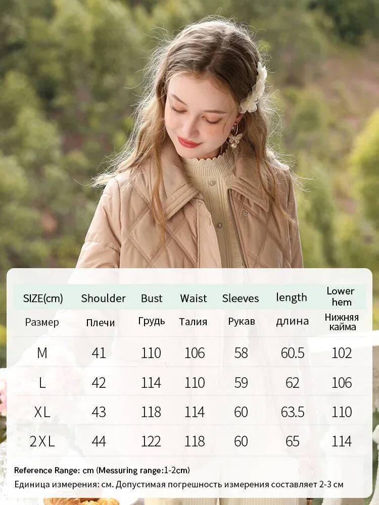 Turn-down Collar Women's 2024 Winter New Short Loose Windproof Warm Cotton-padded quilted Jacket 2234155370 dongdumaoyi