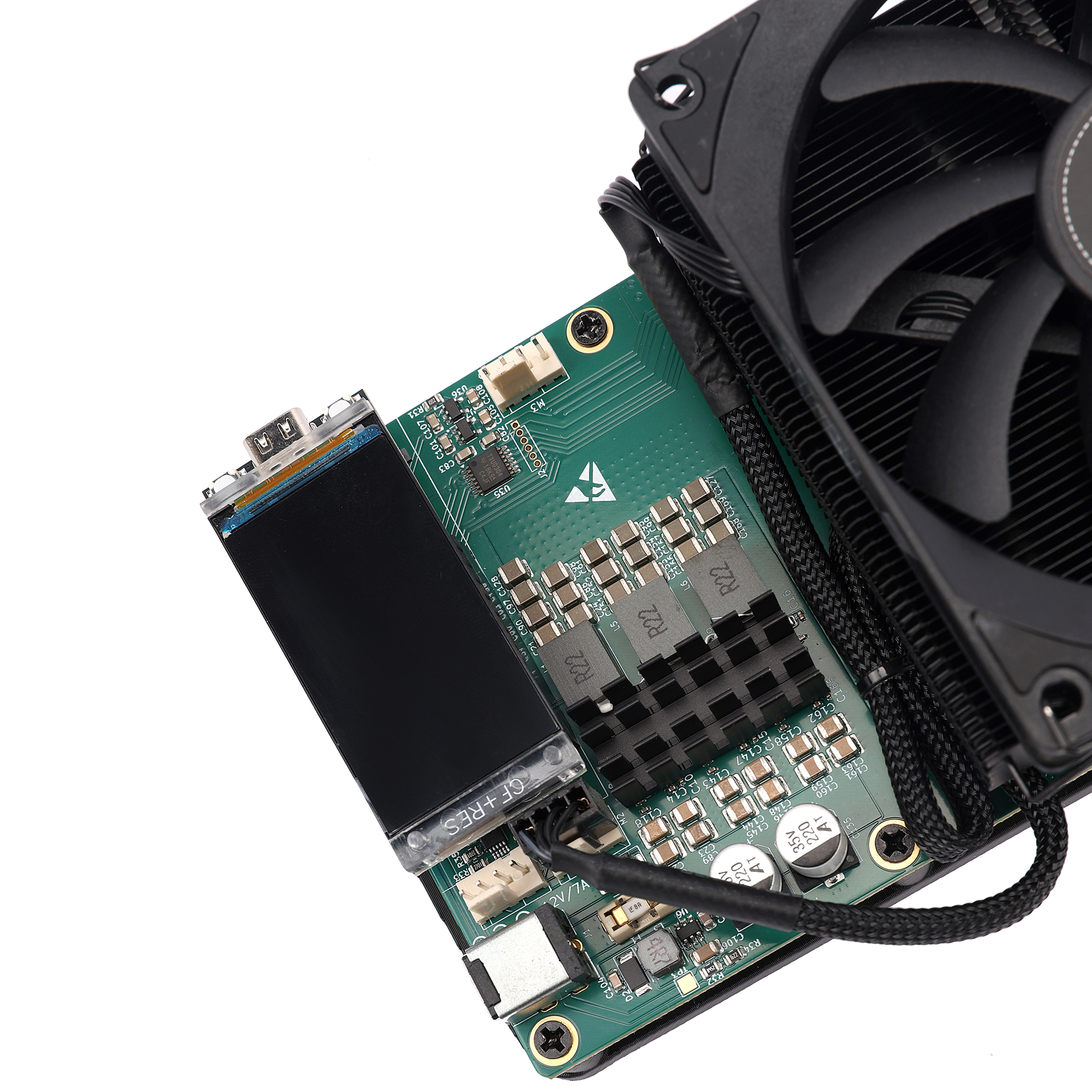 Stellapex Solo Miner Nerdqaxe++ 4.8TH/s Bitcoin Miner Hashrate 75W Power BM1370 Chips ASIC Miners Cryptocurrency Mining Hardware Crypto Machine Home B