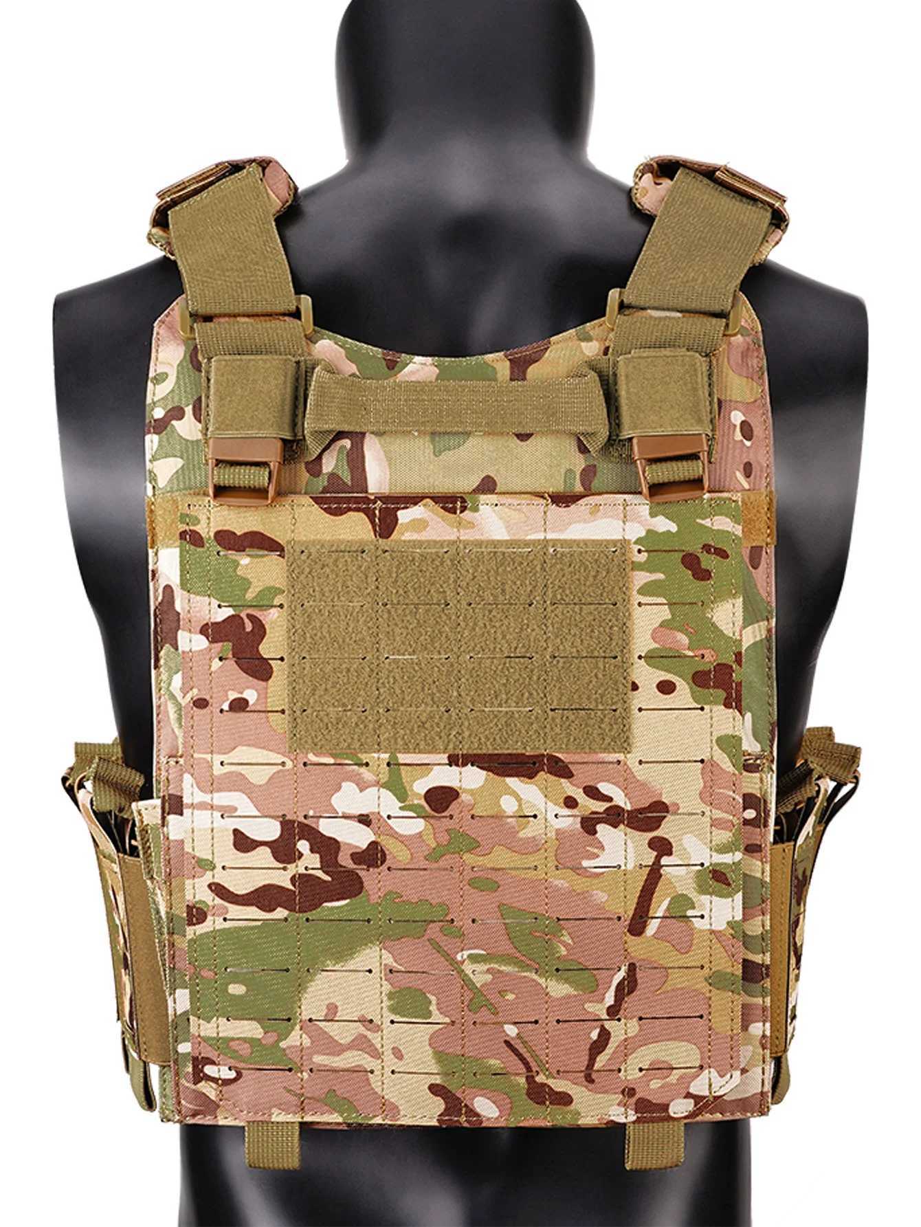Outdoor multifunctional laser quick rease vest that can be quickly reased from the shoulders and waist Y251022