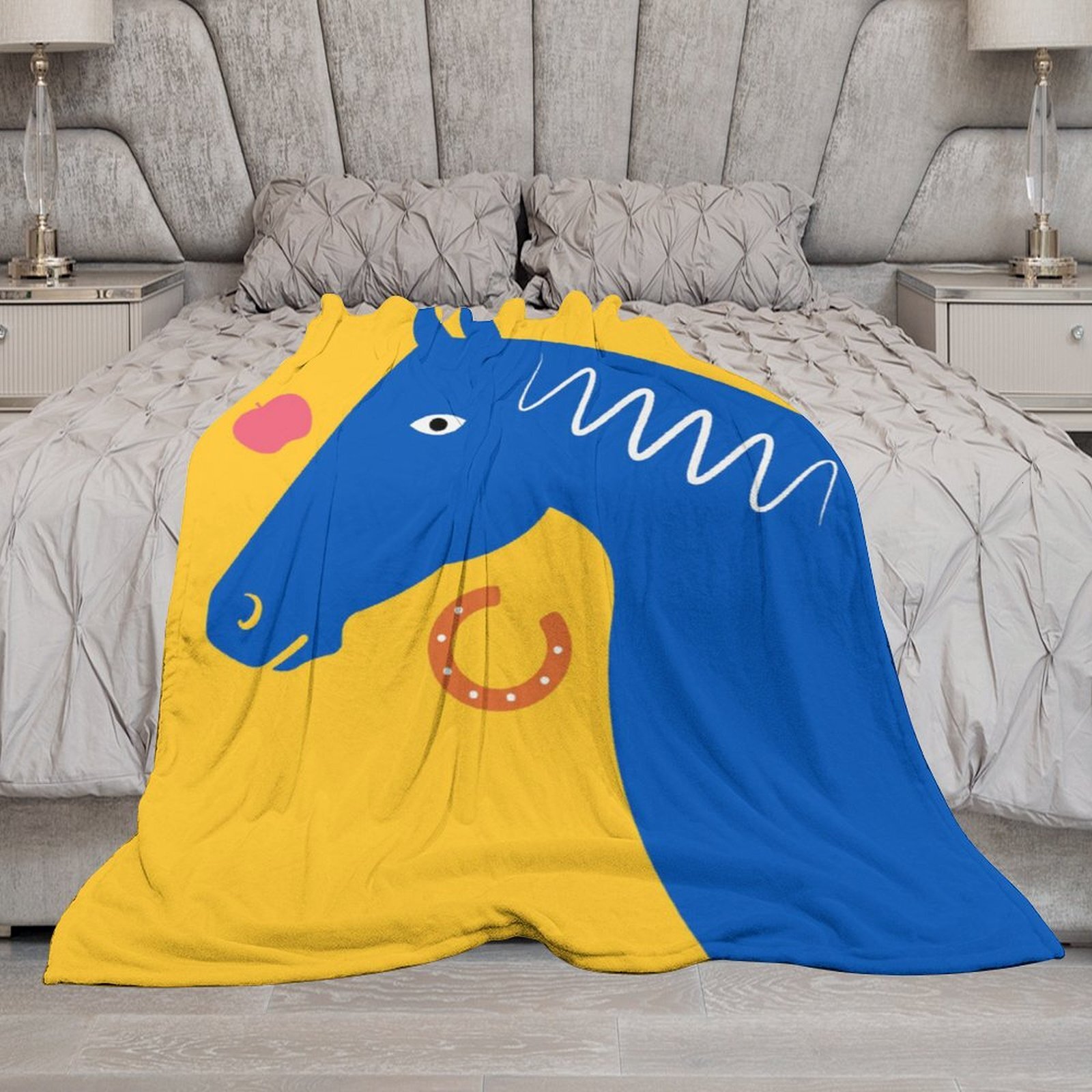 H Designer Horse blanket blanket throw cashmere vibration blanket copert Home Travel Throw Summer Air Conditioner Beach home bedding blankets throws