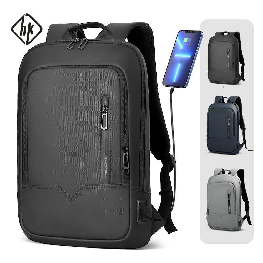 HcanKcan Business Backpack Mens 14 Inch Laptop BackPack Multifunction Waterproof light weight Bag Casual Backpacks For women W251025