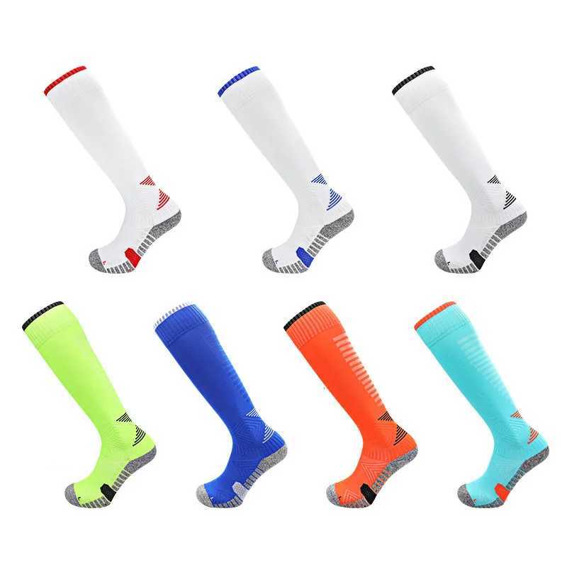 Soccer Sock for Adults and Kids Breathable Compression Towel Bottom Running Cycling Extra Size Football Long Stocking Y251024