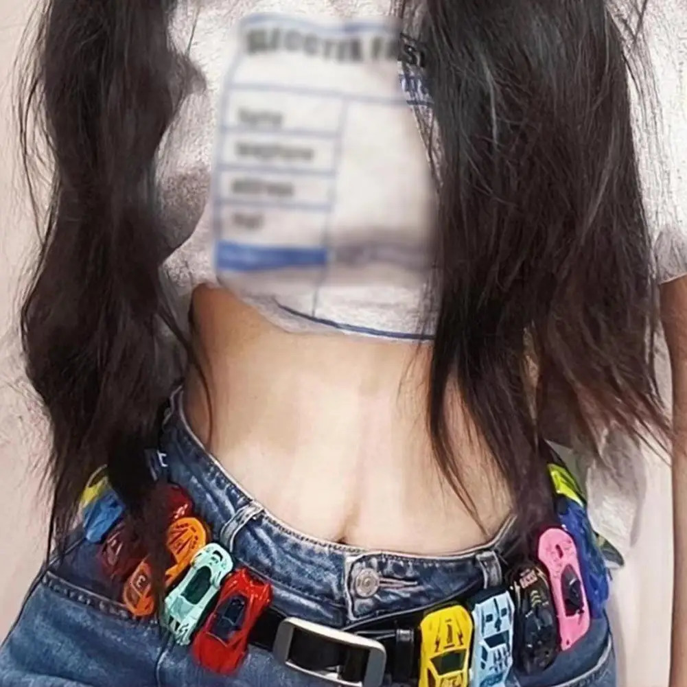 Y2K Personality Skull Rhinestone Belt Punk Youth Style Belt with Multifunction and Fashion Sense of Riveting 251024