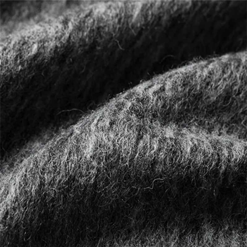 High Quality Woolen Coats Men Autumn Winter Long Hooded Wool Trench Coats Male Thick Warm Solid Business Casual Outwear Coat ManT251025