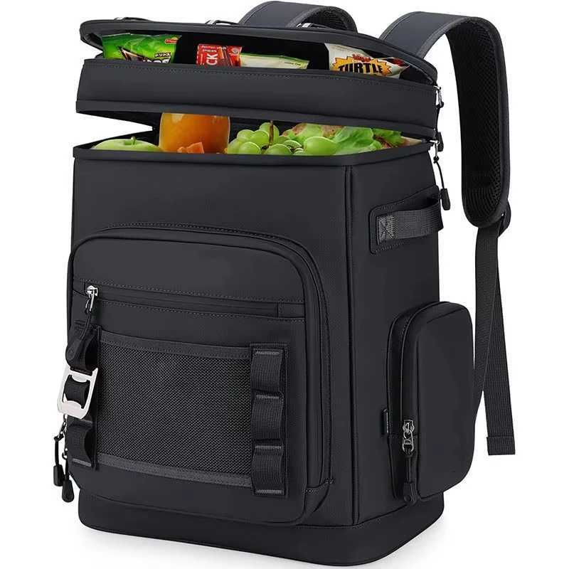30L Insulated Backpack Multipupose Lunch Rucksack Outdoor Travel Camping Fishing Beach Picnic Thermal Bag Large Hiking Bags W251025