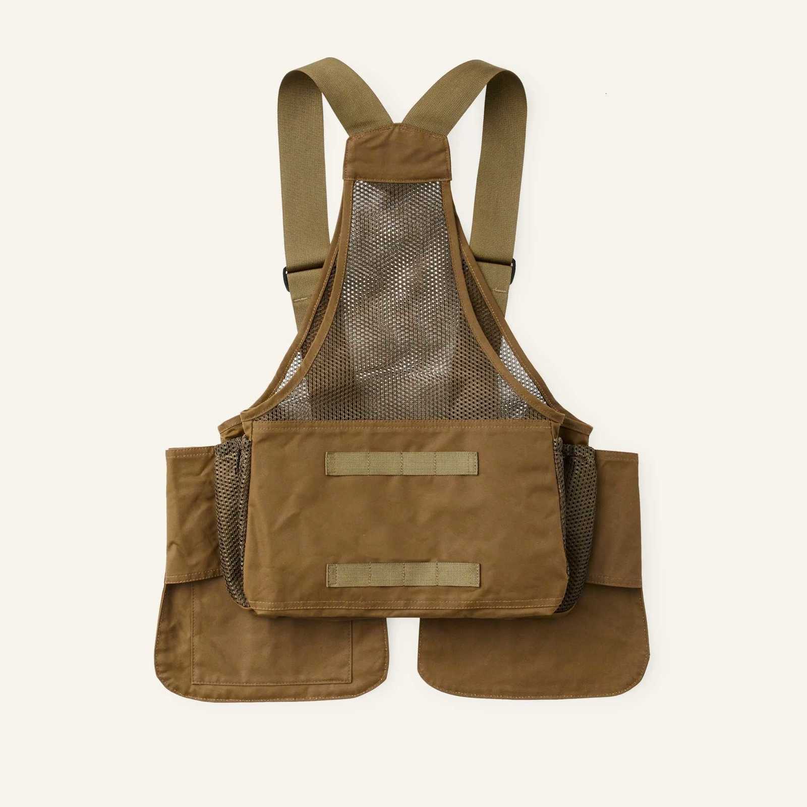 Oil Waxed Canvas Fishing Hunting Gear Vest For Outdoor Sports And isure Activities Y251022
