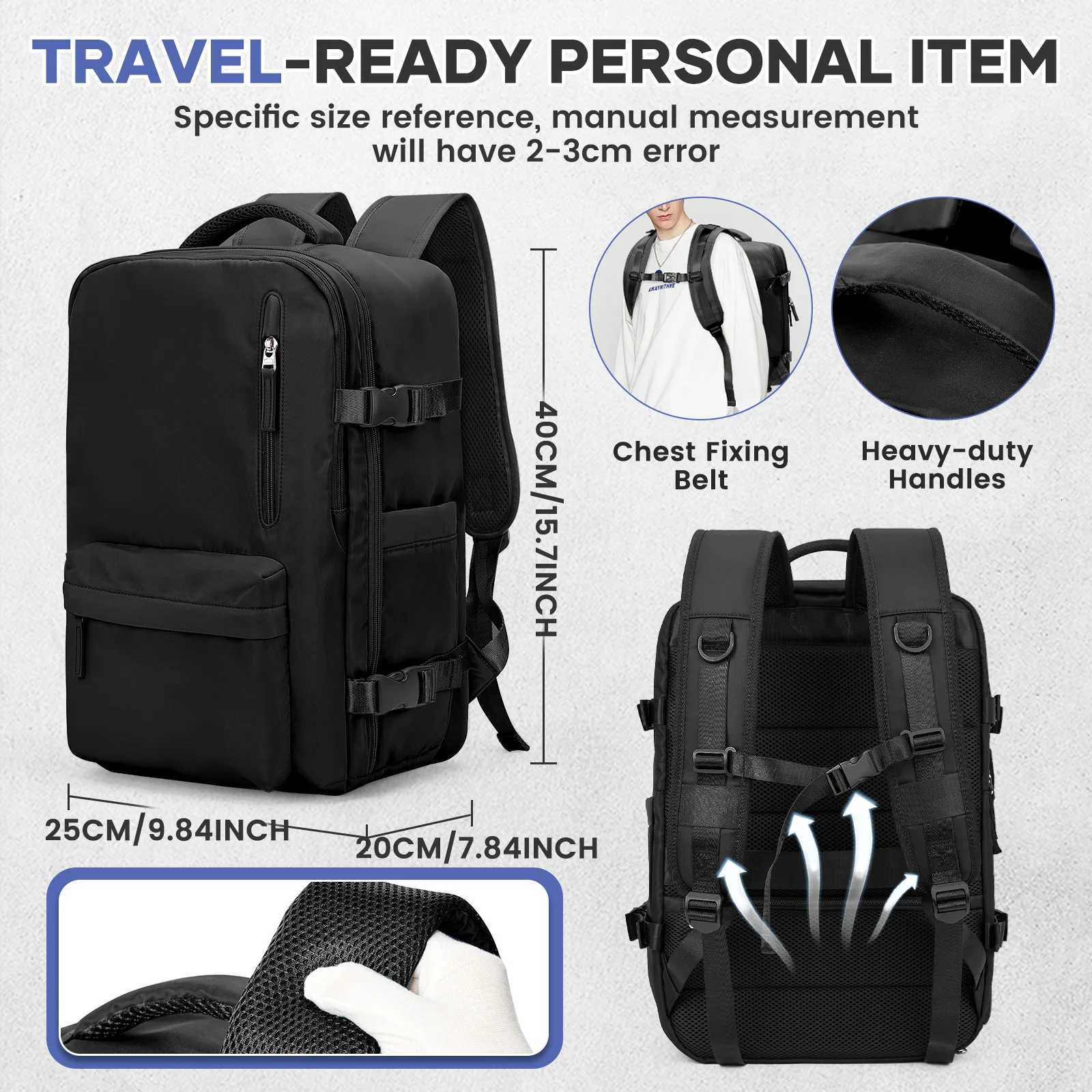 Vacuum Compression Travel Backpack Large Capacity Foldable Hiking Bag Lightweight Laptop BagEssential Outdoor Travel Backpack W251025