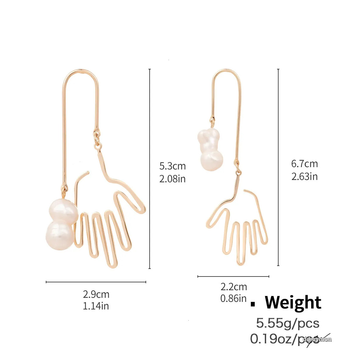 Stylish Hoop Earrings: European & American Design, Geometric Copper Earrings With Zircon Inlay Ddmymon
