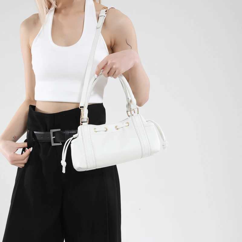 LEFTSIDE PU Leather Small Bucket Crossbody Bags Lady Shoulder Bag for Women 2025 New Fashion Short Handle Handbags and Purses Z251024