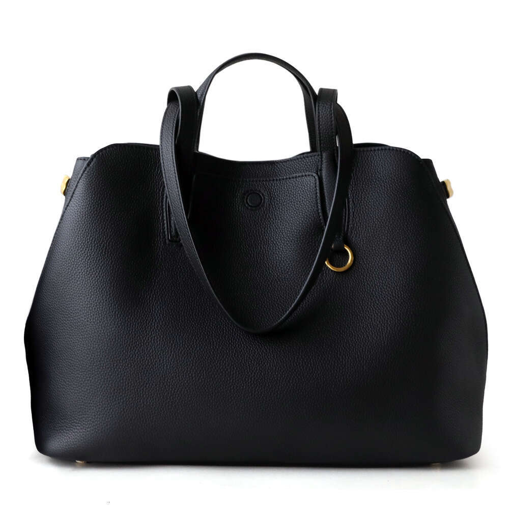 Niche Light Luxury Fashion Versatile Capacity Tote For Women Commuting Casual Shoulder Handbag Top Layer Cowhide Large Bag High Quality High Quality
