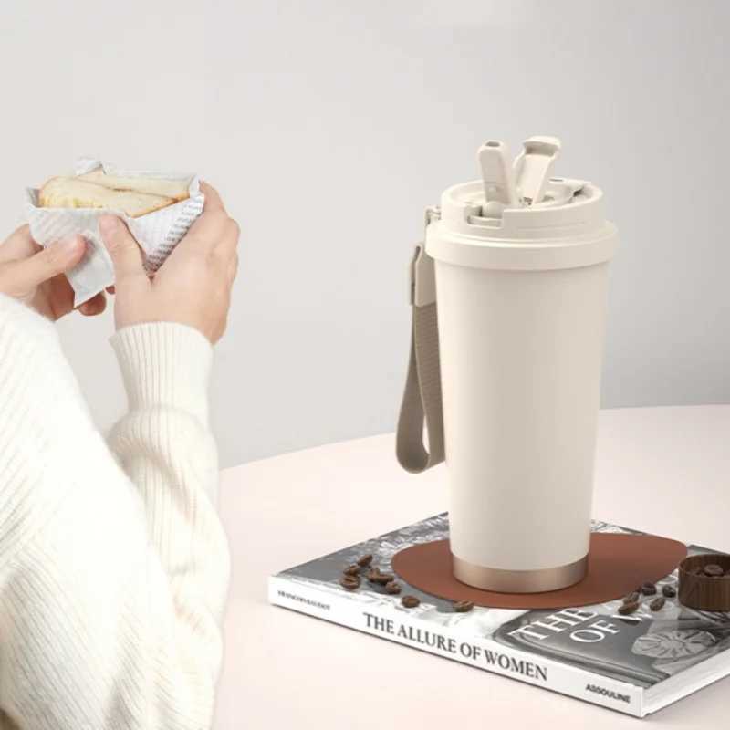 17oz Coffee Thermal Mug Stainless Steel Thermoses 316 Tumbler Portable Travel Insulated Mugs Vacuum Flasks Isotherm Water Bottle J251025